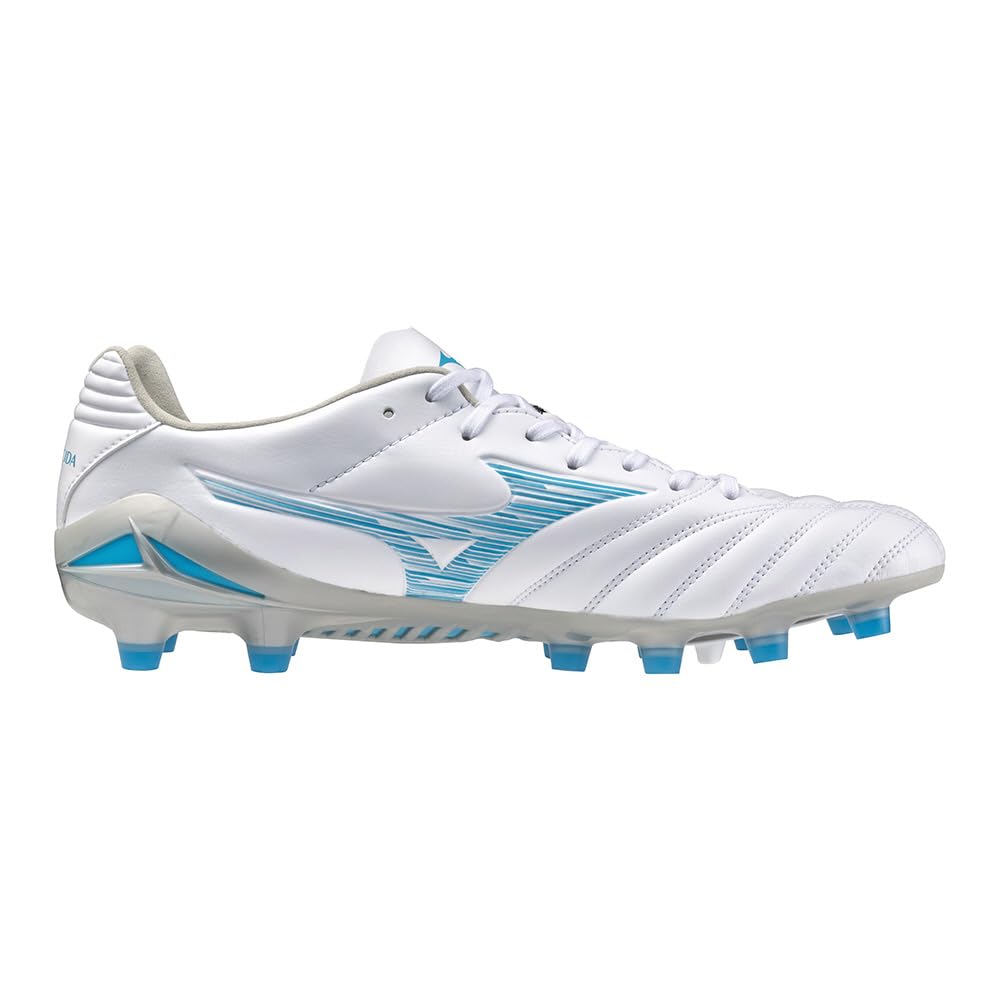 Mizuno Футбольные бутсы Monarcida NEO 3 PRO 2E, футбол, широкие, легкие, бело-синие, 25,0 см,