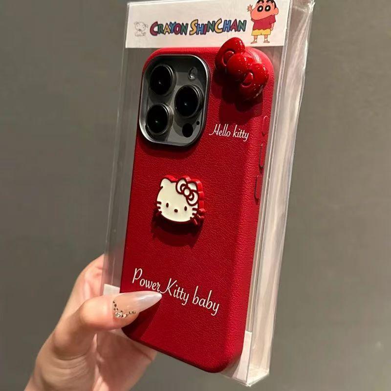 Simple Hello Kitty Apple 16 Pro Max/15 Pro Shockproof 12 Pro Trendy 13 Pro Phone Case 14 Pro New