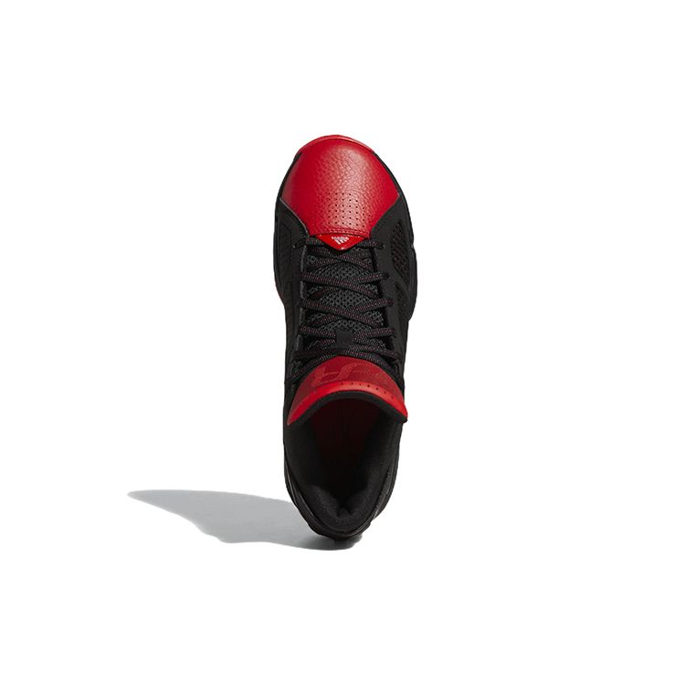 Adidas Adizero Rose 1.5 Low Restomod Black Vivid Red Men Sneakers Core-Black Silver-Metallic GX6882