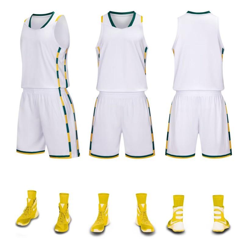 Mens Basketball Uniform Set Sleeveless Single Shoulder Jersey Shorts Quick Dry Breathable Sweat Absorbent Adult Sports Wear