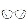 Retro Cat Eye Clear Anti Blue Light Glasses TR90 Spring Hinge Women Men Computer Goggles Optical Frame