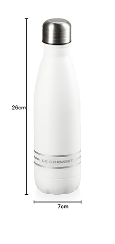 Le Creuset Hydration Bottle, 500ml, Cotton, Stainless Steel, Lightweight, Mug, Insulated, Officially Sold in Japan