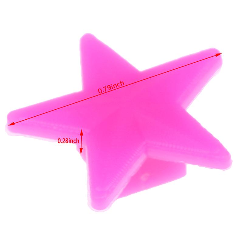 36 Pcs Bicycle Bike Wheel Spoke Plastic Star Children Clip Colored Decoration