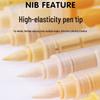 Guangna 8201 Acrylic Marker Set: 24 Skin Tone & Macaron Colors for Art Painting