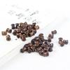 Golden Sandalwood Bamboo-Style Beads 8x10MM for DIY Bracelets – Handmade Jewelry Material Pack for Students and Children