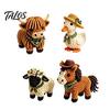 Beading Kit For Beginners Tiny 3D Beaded Animal Kit, Cute DIY with Colorful Beads and Easy Instructions, 4 Designs Handmade Jewelry Art Craft