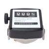 Aluminum Mechanical Fuel Flow Meter 4 Digit Pump Flow Meter Gallon High Accuracy Easy Reading