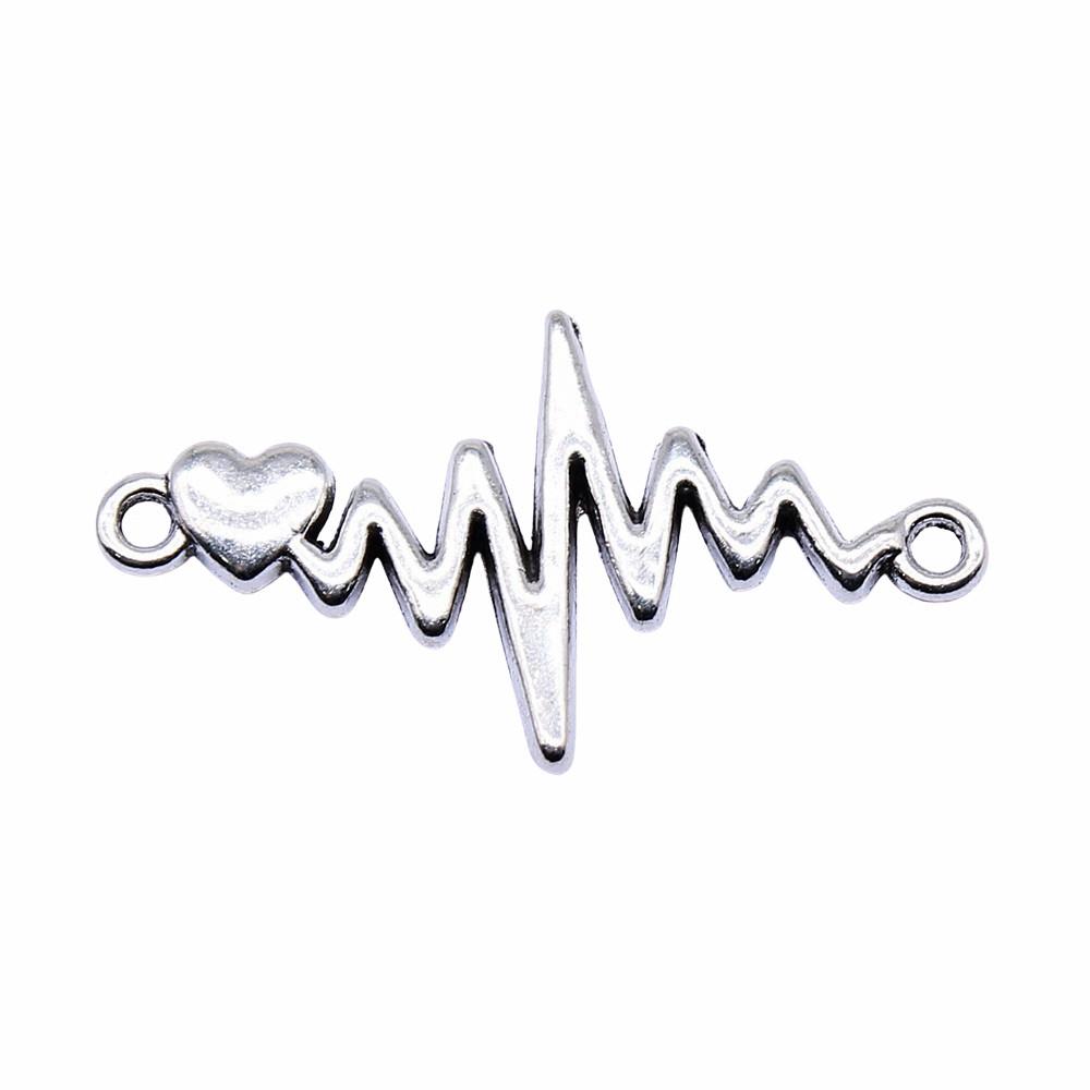 Infinity Connectors Heart Bracelets Charms Lightning Romantic Jewelry Findings