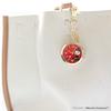 Fieldwork Analog Pocket Watch Keychain with Moomin Design Comes in Special Bag Suitable for and Business Little My Hattifatteners Red Women's - Cute,