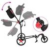 Golf Trolley Black 110 x 60 x 132 cm Iron