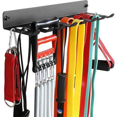 Mehrzweck-Widerstandsbänder-Aufbewahrungshaken Hantelständer Widerstandsbänder-Rack für Trainingsbänder Gewichthebergürtel und Springseile