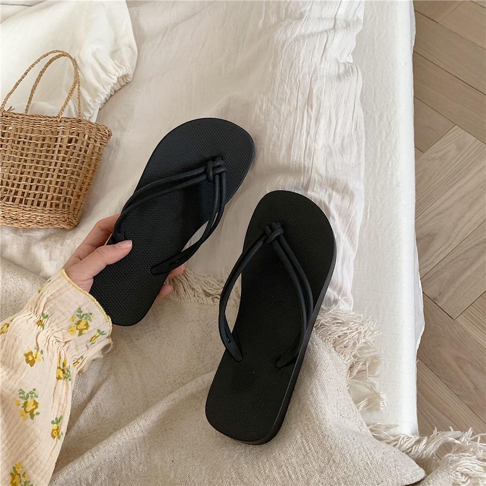 Korean Style Casual Women's Non-Slip Flip-Flops for Summer Beachwear