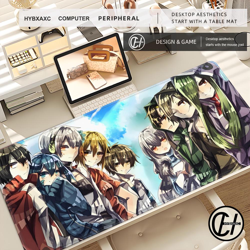 Mouse Pad Cute HD Kagerou Desk Pad Extended Gaming YNDFCNB Keyboard Mats Large 100x50cm XXL Gamer Mousepad