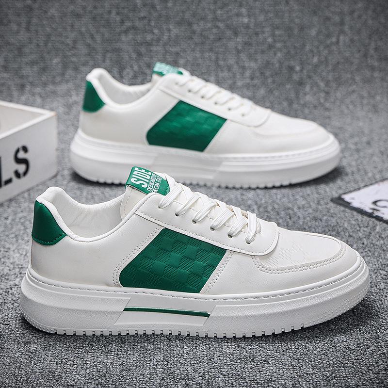 

Men s shoes 2025 autumn new breathable little white shoes men s trend versatile platform sports shoes casual student board shoes 44