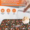 2Pcs Guinea Pig hamster Cage Liner Pee Pad Washable Waterproof Chastity Cage Urinary Pad Pets Small Animals bed cover Diaper Pad