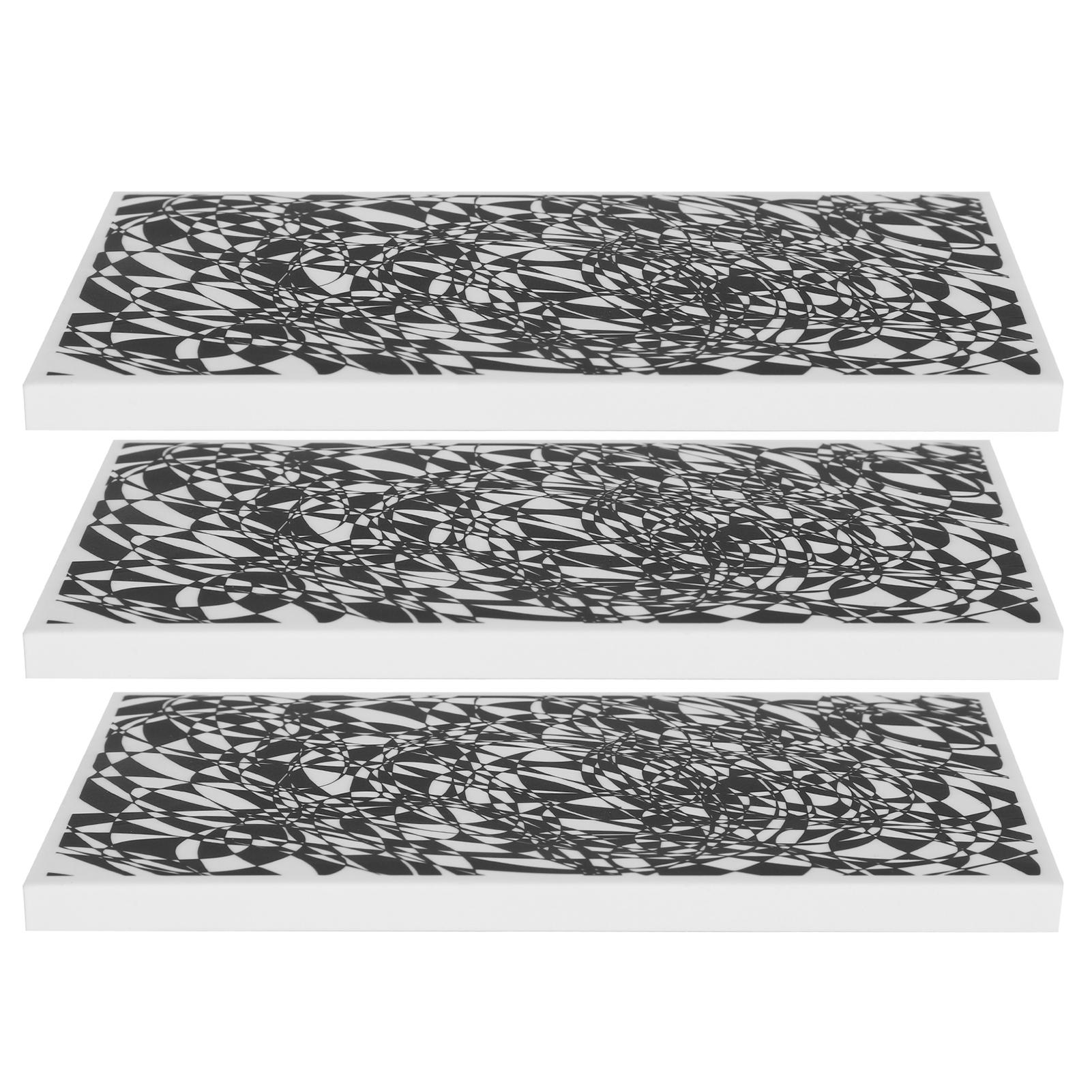 3Pcs Rubber Stamp Carving Blocks DIY Pattern Printing Soft Carving Stamps for Card Making