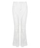 KATER Leg Tissue Semi Bootcut Pants - White