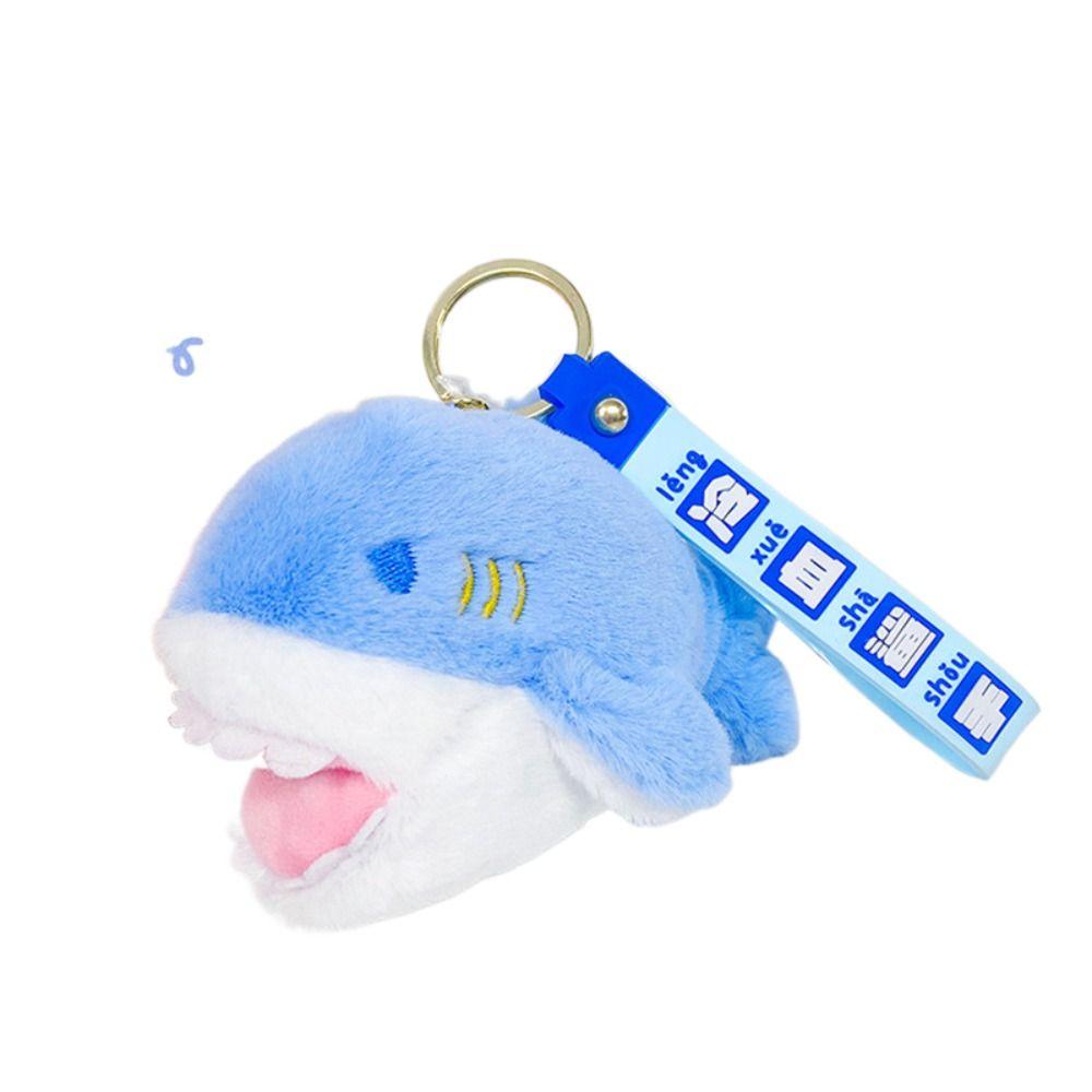

Украшение для школьного рюкзака Плюшевые брелоки Синяя акула Плюшевый брелок Акула Подвеска Синяя акула Плюшевая игрушка