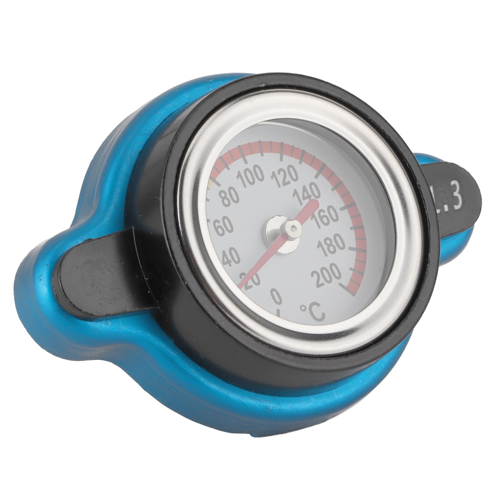 

Универсальная термостатическая крышка радиатора Крышка бачка для воды Герметичная с указателем температуры Большая головка 1,3 бар