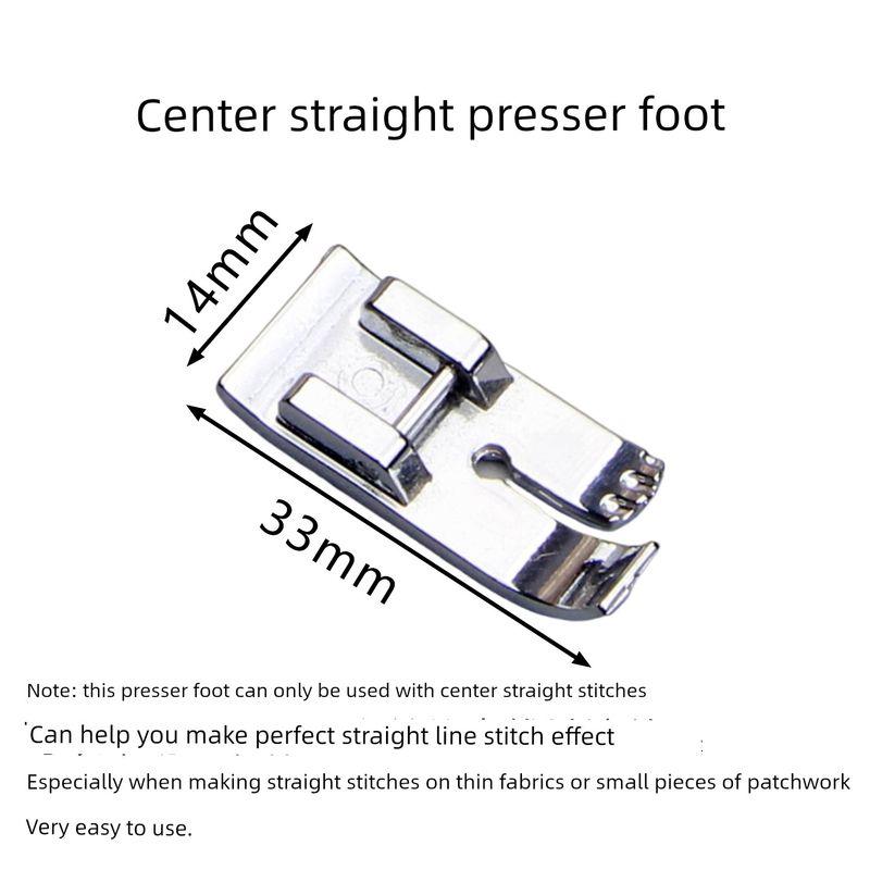

Butterfly Fanghua Brothers Heavy-Duty Household Multi-Function Sewing Machine Universal Hemming, Pleating, Patchwork, Zipper Presser Foot Center Straight Line Presser Foot