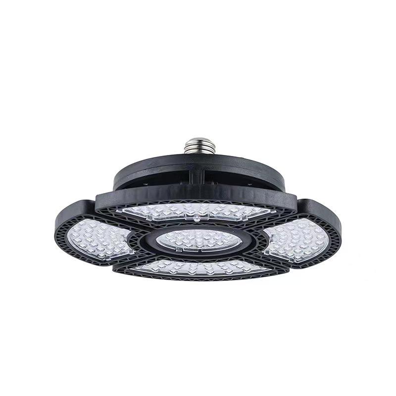 2023 King Kong Deformable LED Garage Light, 5+1 Folding High-Wattage Warehouse Bulb