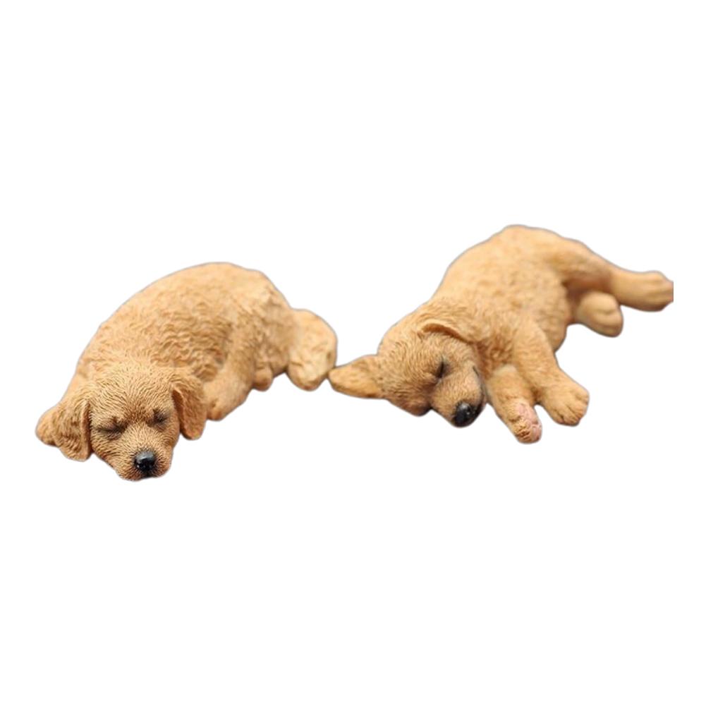 Golden Retriever Hund Harz Autoornamente Welpe Niedliche Hundespielzeug Figur Statue Für Auto Armaturenbrett Tischplatte Dekoration Zubehör