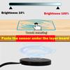 Sweep Dimmer Sensor Penetrating Switch DC 12V Wood Panel Touch Switch LED Dimmable Touch Sensing Hidden for Wood Home Lighting