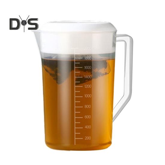 

Небьющийся пластиковый кувшин для воды с крышкой, чайник для холодного чая без содержания бисфенола А, кувшин для холодного чая, банка для лимонада, сока, напитков для горячих и холодных напитков S