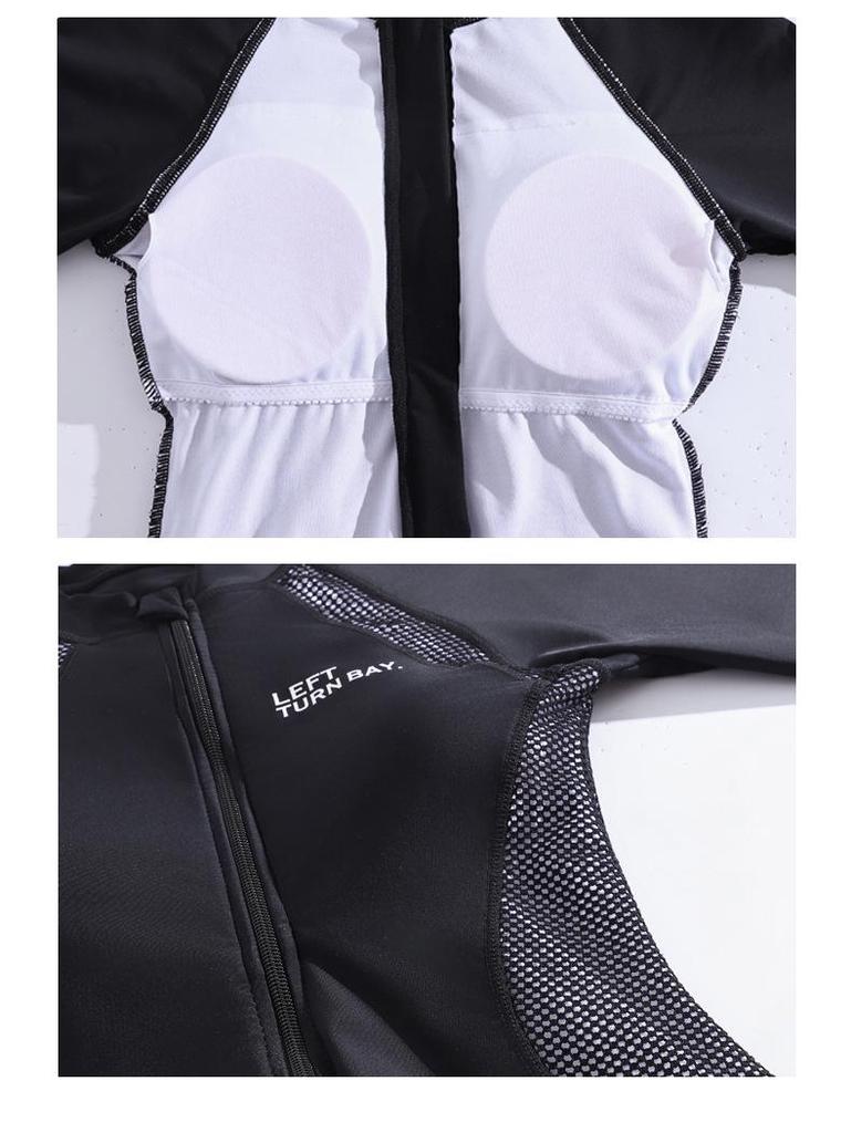 Badekleid für Damen in Übergröße: Atmungsaktiv, Langarm, UPF-Schutz für Strand & Wassersport
