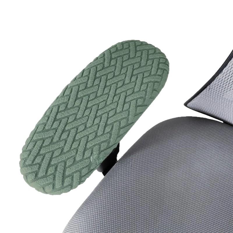 Swivel Office Chair Armrest Covers - Fabric Wrapped Protectors
