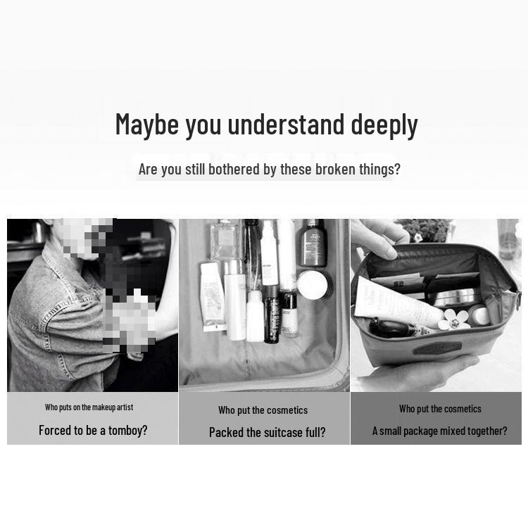 Portable Professional Makeup Case with Trolley, Lockable, Large Capacity for On-Site Beauty, Manicure, Microblading