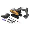Remote Control Excavator 1:24 High Simulation Durable Plastic Metal Hand Eye Coordination RC Digger for Kids Ages Over 6