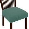 Jacquard Chair Seat Cover Elastic Chair Slipcovers for Home Banquet Dining Room Solid Color Removable Washable Chair Covers