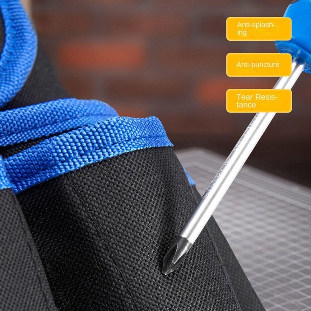 Large-capacity Tools Bag Waist  Pouch Waterproof Electrician Toolkit  Electrician