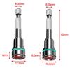 8mm and 10mm Hex Socket Sleeve Adapter with 1/4in Shank for Ratchet Wrench
