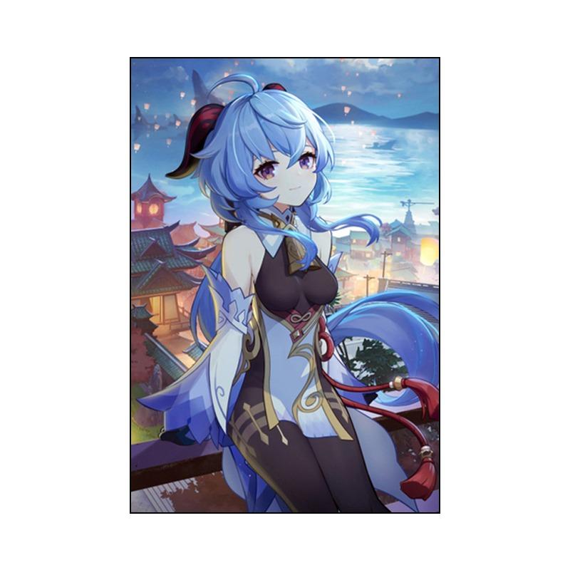 Anime Desen Animat Joc Genshin Impact Pictură pe Pânză Imprimare Artă de Perete Poster cu Personaj Imagine Decorațiuni pentru Casă Cameră Copii Murală