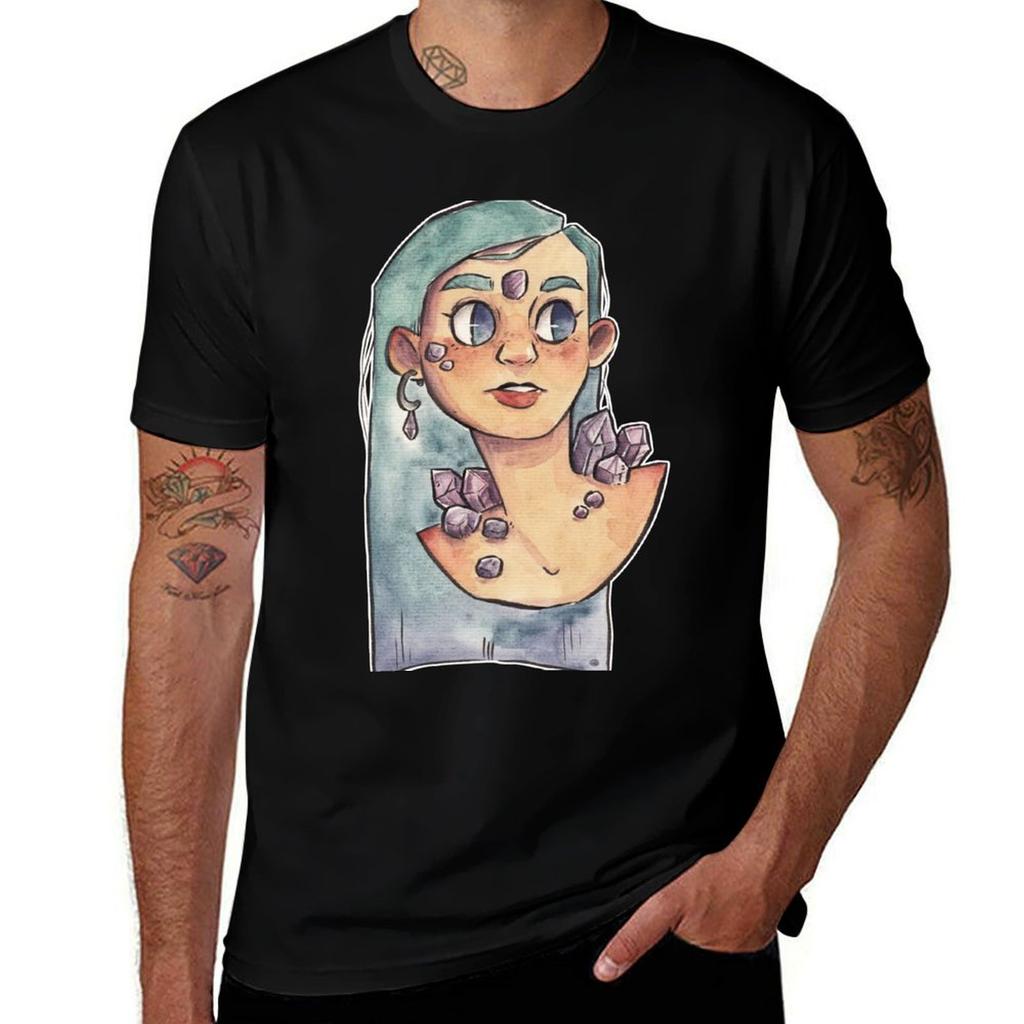 Crystal Lady Tshirt Funny T Shirts Cotton T Shirts For Unisex Pack White Tshirt