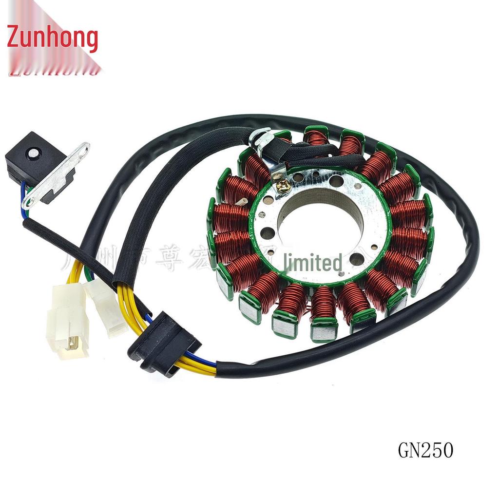 Compatible Magneto Ignition Coil Stator for GN250 Motorcycle