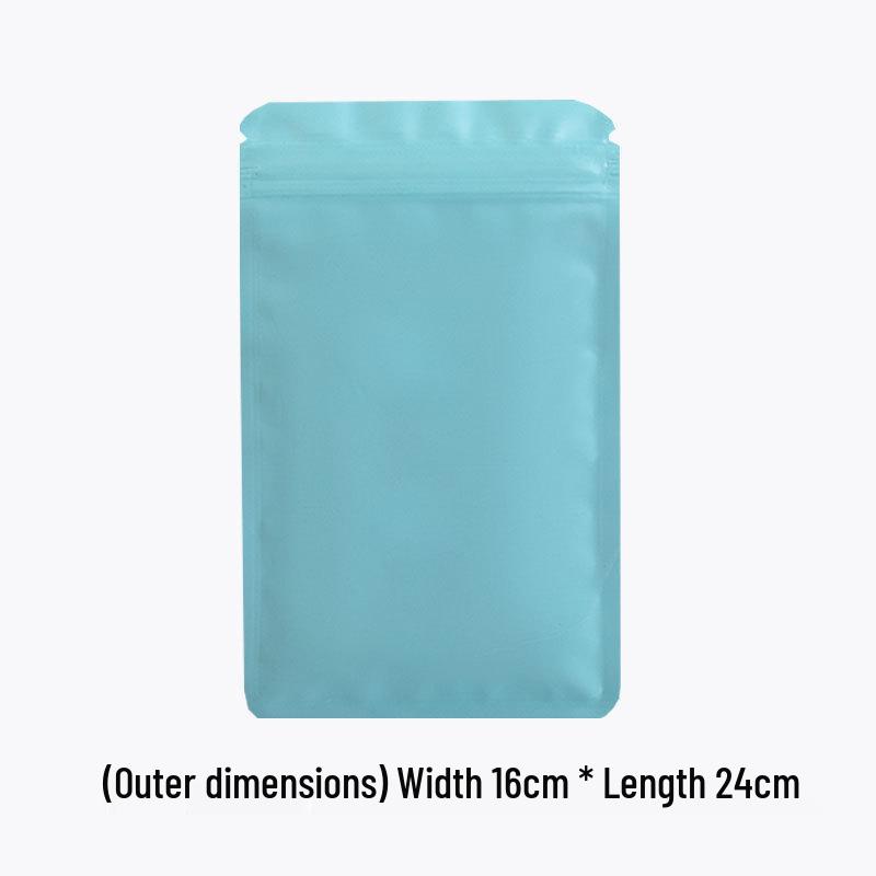 Double-Sided Frosted Aluminum Foil Self-Sealing Opaque Packaging Bag for Colored Ornaments