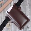 Waist-Hanging Leather Mobile Phone Pocket, Outdoor Anti-Lost Waist-Hanging Mobile Phone Protective Cover