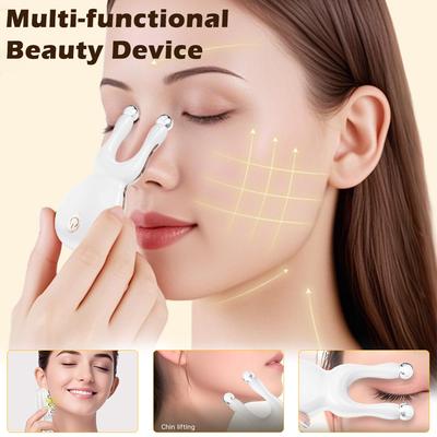 EMS Elektrický masážní přístroj na zvedání nosu V-Face Lift Masážní přístroj LED světelná terapie Masážní přístroj s vibracemi pro relaxaci očí Tvarování kořene nosu