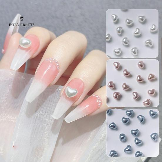 

Отличные 3D Ногти Ногти Украшения Декор Яркий Цвет Искусственный Жемчуг Показать Уникальный Шарм