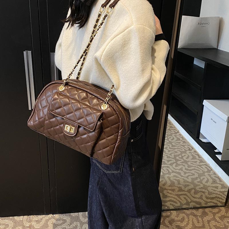 Bag New Fashion Chain Rhombus Bag Women's Bag Trendy Shoulder Underarm Bag