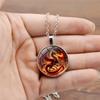 Fire-breathing Pterosaur Time Women's Jewelry Fashion Retro Pendant Necklace