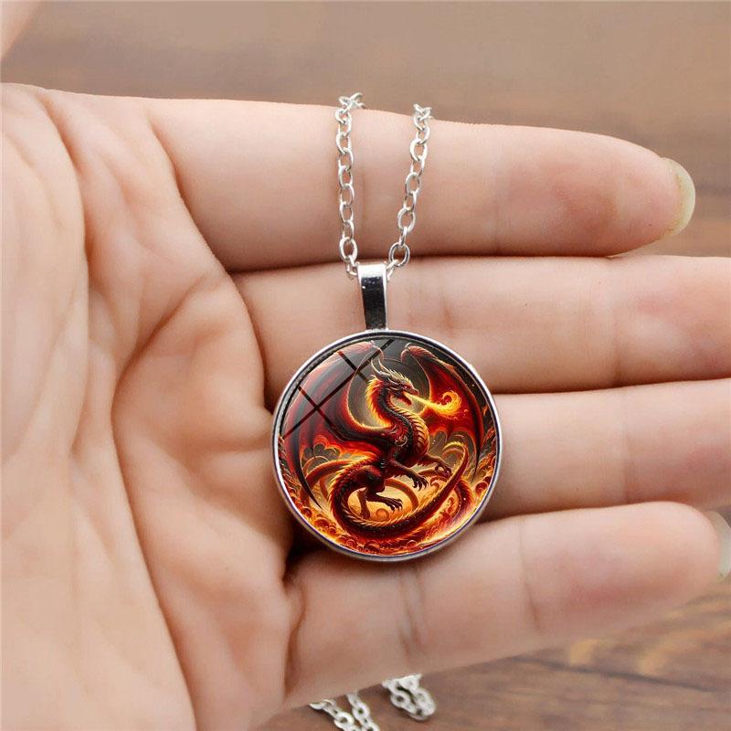 Fire-breathing Pterosaur Time Women's Jewelry Fashion Retro Pendant Necklace