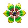 15 X 15 Cm Decoration Yellow Decor Flower For Garden Green