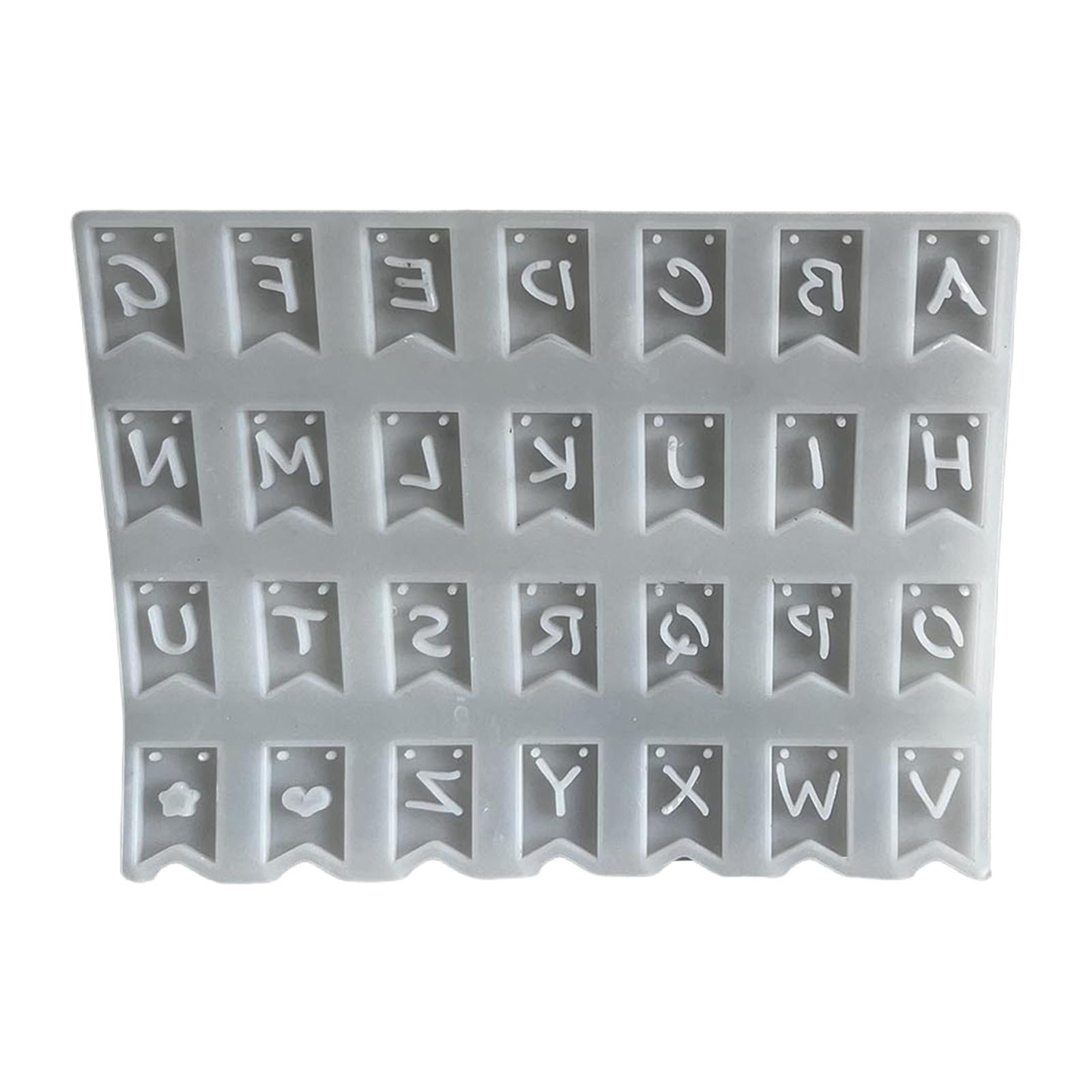 

Силиконовая форма для баннера с алфавитом, ручная работа, формы для подвесок, силиконовая текстура, подходит для украшения стен и художественного ремесла