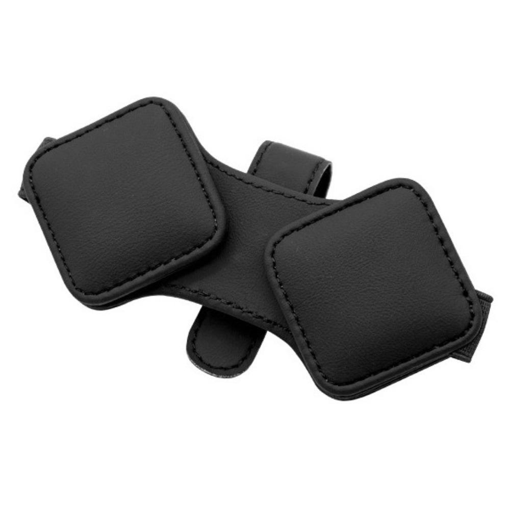 

Multi-functional Auto Sunglasses Holder PU Leather Sunshade Plate Organizer For Car Storage Tools