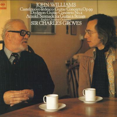 LP Record JOHN WILLIAMS, ENGLISH CHAMBER ORCH - Castelnuovo-Tedesco: Guitar Concert 25AC338 CBS SONY 1977 Japan Classical Used