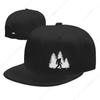 Bigfoot Snapback Hats for Unisex Black Baseball Cap Women Adjustable Flat Bill Dad Hat Funny Trucker Hat for Summer